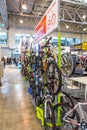 The exhibition Bikepark-2015. Royalty Free Stock Photo