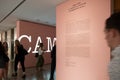 Exhibition of CAMP Notes on Fashion in Metropolitan Museum of Art in New York City is a NYC landmark which and is the largest art Royalty Free Stock Photo