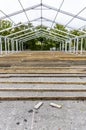 Exhibition construction of a regional fair, tent construction, a Royalty Free Stock Photo