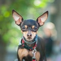 Exhibition of dogs, Very cute Russian Toy Terrier