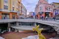 Exhibition and explanation billboards on Plovdiv Roman Stadium