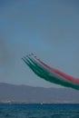 Exhibition Frecce Tricolore Royalty Free Stock Photo