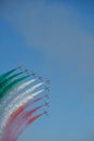 Exhibition Frecce Tricolore Royalty Free Stock Photo