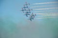 Exhibition Frecce Tricolore Royalty Free Stock Photo