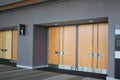 Exhibition Hall Doors Royalty Free Stock Photo