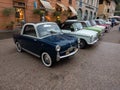 exhibition of historic cars Autobianchi Bianchina