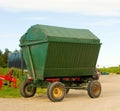 An exhibition of modern farming equipment Royalty Free Stock Photo