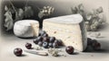 exhibition of the most exquisite cheeses, ready to be savored and admired