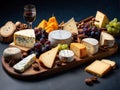 exhibition of the most exquisite cheeses, ready to be savored and admired