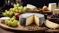 exhibition of the most exquisite cheeses, ready to be savored and admired