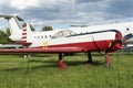 Exhibition of old airplanes