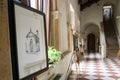 Exhibition of paintings at the Romanesque abbey of Villanova.