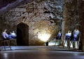 Exhibition of paintings in the underground castle of the Crusaders