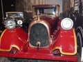 Pyshma, Russia - 09/12/2020: Exhibition of retro cars.Car `Heine-Velox V12`, 1921, limousine, 12-cylinder, 115 hp, USA