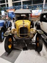 Exhibition of retro cars at Domodedovo airport. Moscow. Russia Royalty Free Stock Photo