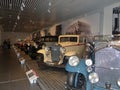 Exhibition of retro cars. The exposition of the turn of the century, mostly represented by overseas cars