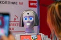 Exhibition of robots, Federal Tour MTS Robostations. Russia, Rostov-on-Don - March 31 2019