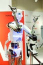 Exhibition of robots in Saratov from the MTS company. Dancing robot
