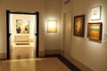 Exhibition space of Palazzo Merulana in Rome, Italy