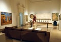 Exhibition space of Palazzo Merulana in Rome, Italy