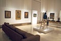 Exhibition space of Palazzo Merulana in Rome, Italy