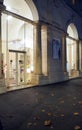 Exhibition space of Palazzo Merulana in Rome, Italy