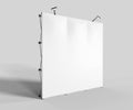 Exhibition Tension Fabric Display Banner Stand Backdrop for trade show advertising stand with LED OR Halogen Light with standees a