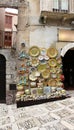 An exhibition of traditional pottery, sicily