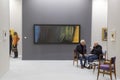 Exhibitors at Miart 2018 in Milan, Italy