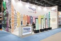 Exhibitors in their stand at Mido 2014 in Milan, Italy