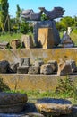 exhibits from the excavations of the ancient city of Olbia on the shore of the Dnieper