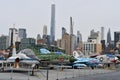 Exhibits at the Intrepid Sea, Air Space Museum in New York City