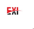 EXI Letter Initial Logo Design Vector Illustration Royalty Free Stock Photo