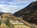 Exilles cemetery, Val di Susa, Torino, Piemonte, Italy