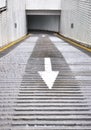 Exit of basement parking lot Royalty Free Stock Photo