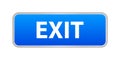 Exit button Royalty Free Stock Photo