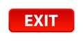 Exit button Royalty Free Stock Photo