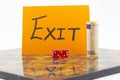 Exit from European Union is a gamble Royalty Free Stock Photo