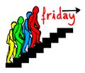 Exit friday Royalty Free Stock Photo