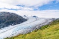 Exit Glacier and Harding Ice Field in Alaska Royalty Free Stock Photo