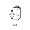 Exit icon from Hotel collection.