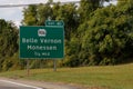 exit 41 off of I-70 for Belle Vernon and Monessen, Pennsylvania