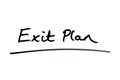 Exit Plan Royalty Free Stock Photo