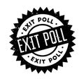 Exit Poll rubber stamp