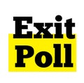 Exit Poll stamp typ Royalty Free Stock Photo
