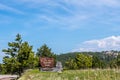 An exit road departing Black Hills National Forest, South Dakota Royalty Free Stock Photo