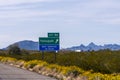 Exit 94 from Route 10 for Tonopah, Arizona