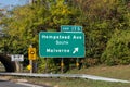 Exit 17S sign on the Southern State Parkway