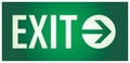 Exit sign Royalty Free Stock Photo