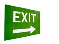 Exit sign Royalty Free Stock Photo